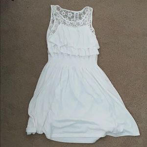White lace dress